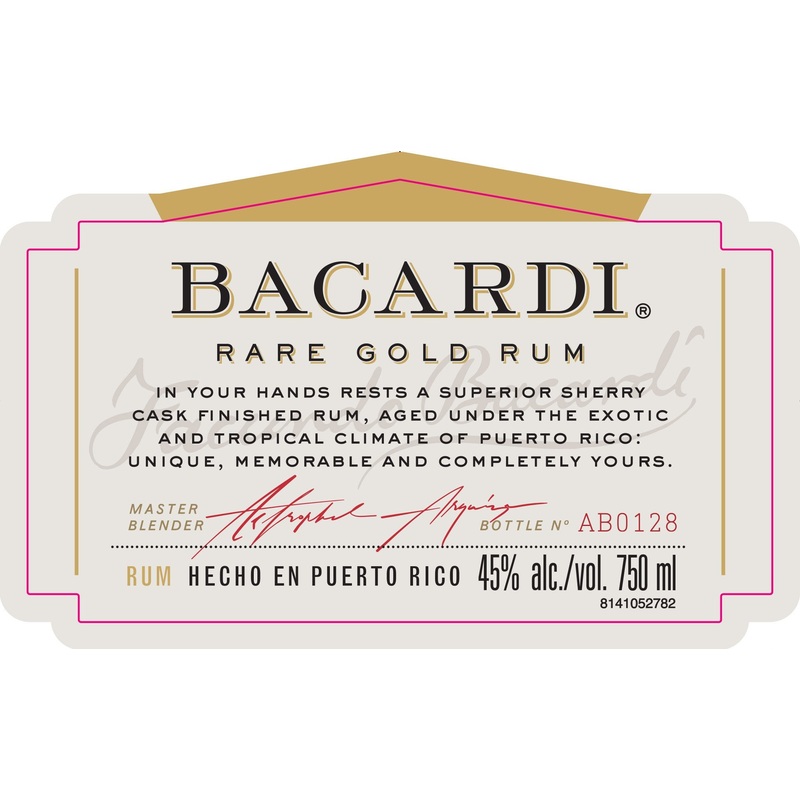 Bacard Rare Gold Rum Sherry Cask Finished