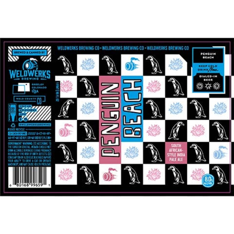Weldwerks Penguin Beach South African IPA 16OZ SINGLE CAN