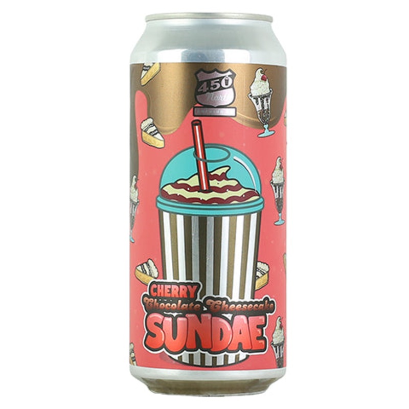 450 North Cherry Chocolate Cheesecake Sundae Slushy XL Sour Ale 16OZ SINGLE CAN