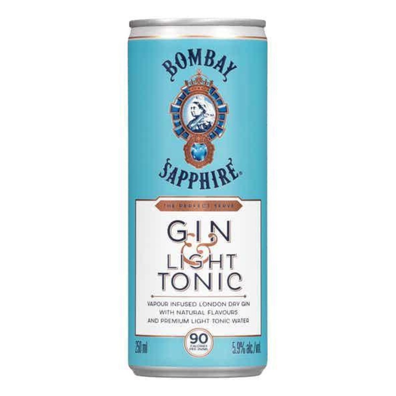 Cocktail Bombay 4pk Gin & Tonic Light