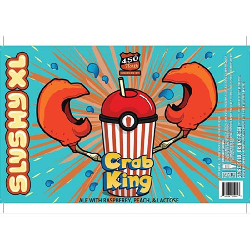 450 North Crab King Slushy XL Sour Ale 16OZ SINGLE CAN