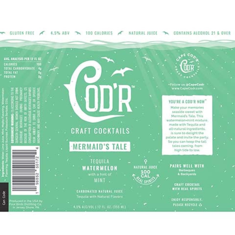 Four Birds Cod’r Mermaid’s Tale 12OZ SINGLE CAN