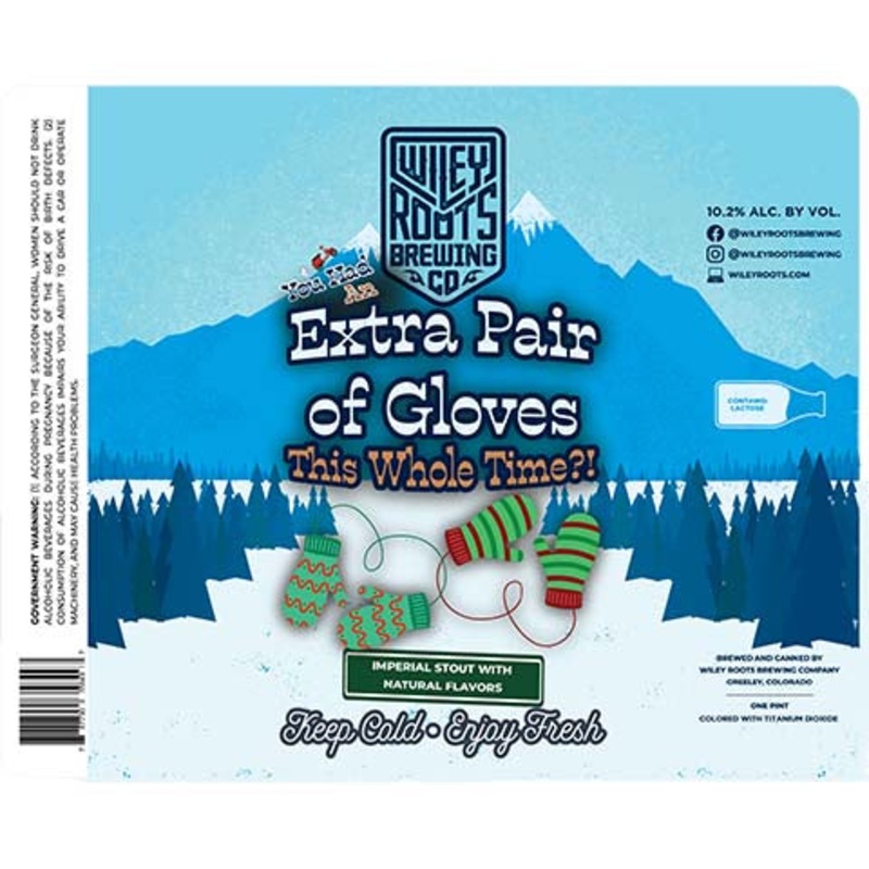 Wiley Roots Extra Pair of Gloves Stout 16OZ SINGLE CAN