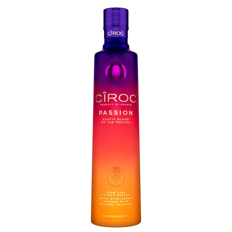 CIROC TROPICAL FLAVORED VODKA PASSION 60 750ML 750ML